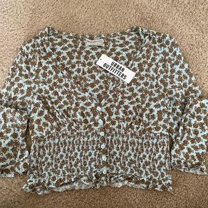 Urban Outfitters BL MOTIF Long Sleeve Shirt